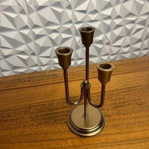 Hearth & Hand with Magnolia 3Ct Staggered Metal Taper Candelabra